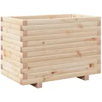 vidaXL Jardinière 70x40x49,5 cm bois de pin massif