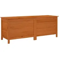 vidaXL Coffre de jardin Marron 150x50x56,5 cm Sapin massif