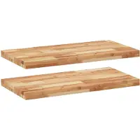 vidaXL Étagères flottantes 2 pcs 100x40x4 cm acacia massif à l'huile