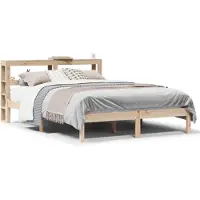 vidaXL Lit en bois massif sans matelas 120x200 cm en pin