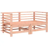 vidaXL Canapé d'angle de jardin 2 pcs. Bois massif Douglas