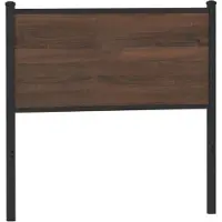 vidaXL Tête de lit de rechange aspect chêne brun 80 cm bois et acier
