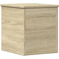 vidaXL Coffre Chêne Sonoma 30x35x35 cm Bois composite