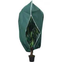 vidaXL Housse de protection pour plantes avec fermeture éclair 70 g/m²