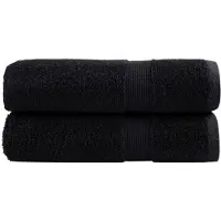 vidaXL Serviettes de bain de qualité supérieure SOLUND 2 pcs 600g/m²