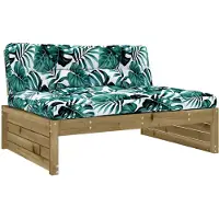 vidaXL Canapé central 120x80 cm Bois de pin imprégné