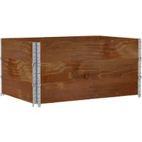 vidaXL Jardinière marron 120x80 cm bois massif de pin