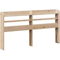 vidaXL Tête de lit avec étagères 150 cm pin massif