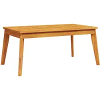 vidaXL Table de jardin à manger 100x55x45 cm en bois massif d'acacia