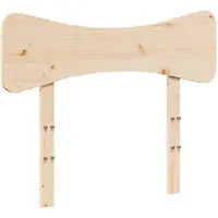 vidaXL Tête de lit 75 cm en pin massif