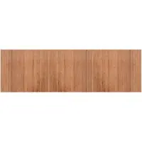 vidaXL Tapis rectangulaire naturel 60x200 cm bambou