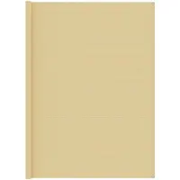 vidaXL Tapis de tente beige 250x250 cm PEHD