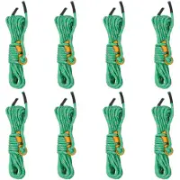 vidaXL Cordes de haubanage avec clés réfléchissantes 8 pcs 4 m 4 mm