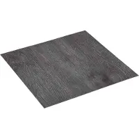 vidaXL , panneaux de sol en PVC, noir et gris, 5,11 m², 55 pièces