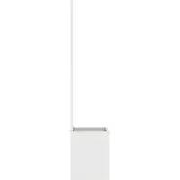 vidaXL Écran de confidentialité de jardin Fretwork Blanc 32 x 140 cm