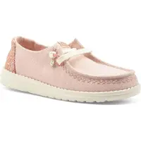 HeyDude Femmes, Baskets, Wendy Break Surf Jersey, Rose, Pink, (37)