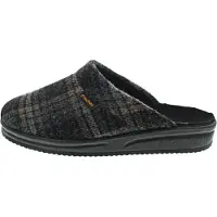 Fischer : chaussures de marque. Andy : chaussures pour hommes. Chaussons. Sandales. Noir. Chaussures de loisirs