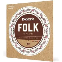 D'addario And Co EJ33 80/20 Bronze Clear Nylon 28-45