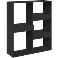vidaXL Bibliothèque/Séparateur de pièce noir 100x33x115 cm