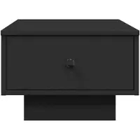 vidaXL Table basse noire 60x45x31 cm Bois composite
