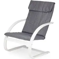 Northio Fauteuil finlandais, fauteuil à bascule, chaise longue, idéal pour le salon, style