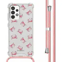 IMoshion Étui design avec cordon pour le Samsung Galaxy A52(s) (5G/4G) - Aquarelle crabe