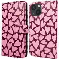 IMoshion Étui de télephone portefeuille Design pour Apple iPhone 15 - Hearty Blush