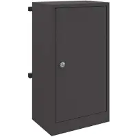vidaXL boîte aux lettres Noir 30 x 23 x 55 cm Acier