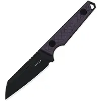Kizer Cutlery Vanguard Phasmids 1079A1 Black AEB-L, Purple G10, couteau fixe, Johan Jordaan design