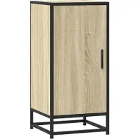 vidaXL Sideboard chêne Sonoma 35,5x35x76 cm bois composite et métal
