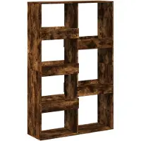 vidaXL Cloison de séparation chêne fumé 100x33x155,5cm bois ingénierie