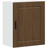vidaXL Armoire suspendue de cuisine Porto brun imitation chêne Matériau dérivé du bois