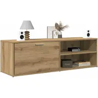 vidaXL Armoire TV Artisan-Chêne 120x34x37 cm Bois composite