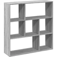 vidaXL Étagère séparatrice de pièce sonoma gris 102x29x103,5 cm
