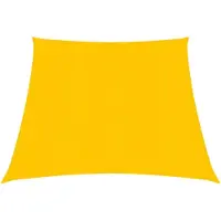 vidaXL Voile d'ombrage 160 g/m² Jaune 3/4x3 m PEHD