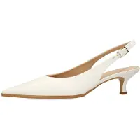 Manfield Escarpins blanc cassé