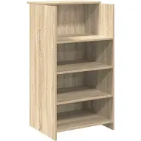 vidaXL Comptoir d'accueil Chêne Sonoma 55 x 50 x 103,5 cm Matériau dérivé du bois