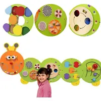 Viga Tableau en bois « Chenille » Montessori