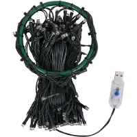 vidaXL Filet lumineux pour arbre de Noël avec 150 LEDs Multicolore 150 cm