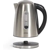 Livoo Bouilloire En Acier Inoxydable 1,7 L Gris