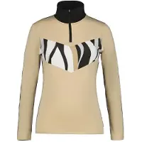 Icepeak Ellery Half Zip Long Sleeve T-shirt Beige 2XL Femme