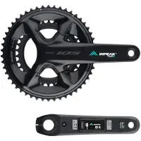 Inpeak Pédalier Avec Capteur De Puissance Twin2 Shimano Ultegra Fc-r8100