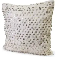 Safaary Coussin décoratif Laila avec paillettes 50 x 50cm