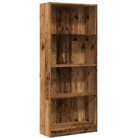 vidaXL Bibliothèque vieux bois 60x24x143 cm bois d'ingénierie