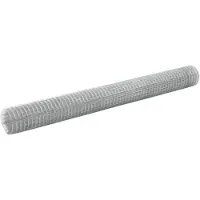 vidaXL Grillage Acier galvanisé 10x1,5 m Argenté