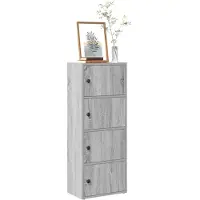 vidaXL Bibliothèque sonoma gris 40x24x102 cm bois d'ingénierie