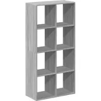 vidaXL Étagère séparatrice de pièce sonoma gris 69,5x29x137,5 cm