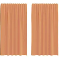 vidaXL Voile Rideaux avec passants 2 pcs. Rouge terracotta 140x175 cm