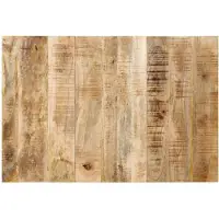 vidaXL Tête de lit 120 cm Bois brut massif Mango