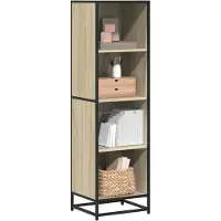 vidaXL Bibliothèque chêne sonoma 40x35x139 cm bois d'ingénierie